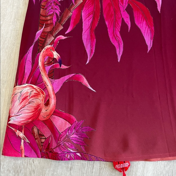 Muma World Midnight Electra Bias Mini Dress Vibrant Vacation Tropical NEW Wmns M - Picture 4 of 13